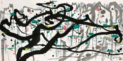 Wu Guanzhong Ghosts of Pine Trees