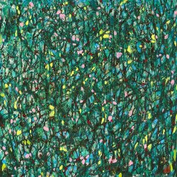 Wu Guanzhong Kaleidoscopic Blossoms, 1992