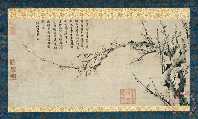 Yang Hui A Branch of The Cold Season Art Print