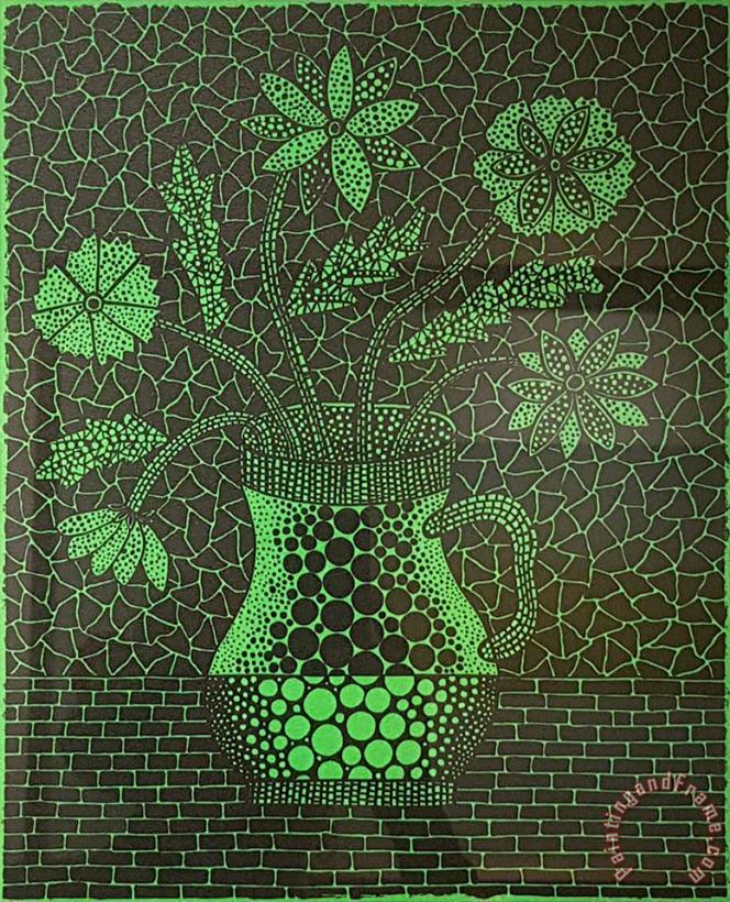 Yayoi Kusama Vase (3), 1992 Art Painting