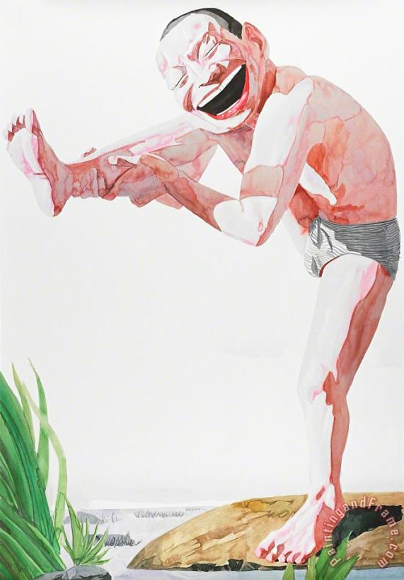 Untitled (smile Ism No. 6), 2006 painting - Yue Minjun Untitled (smile Ism No. 6), 2006 Art Print