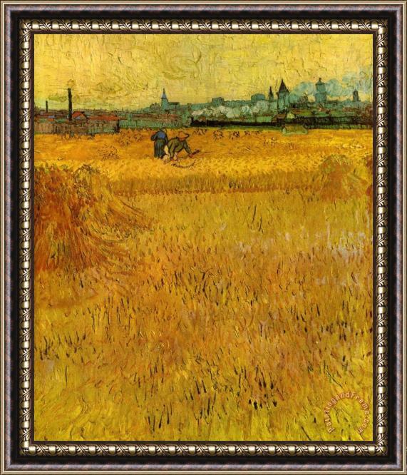 2017 new Wheat Field Van Gogh Framed Painting