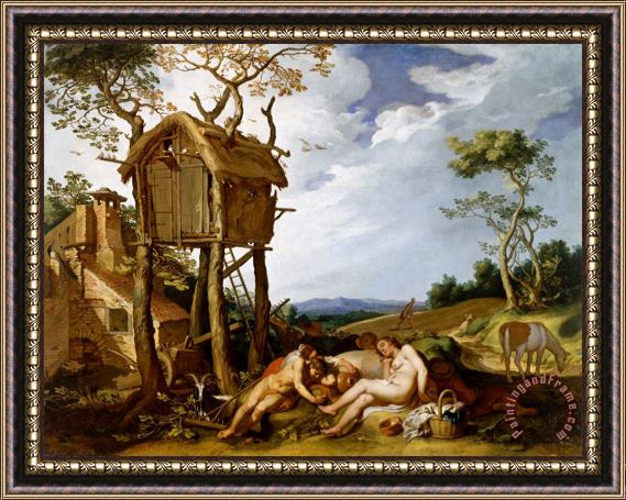 Abraham Bloemaert Parable of The Wheat And The Tares Framed Print