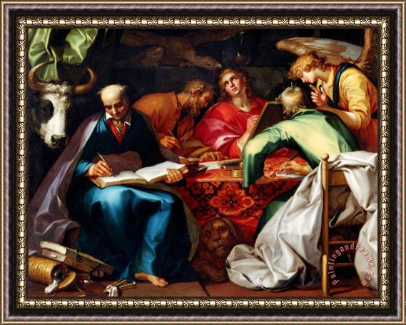Abraham Bloemaert The Four Evangelists Framed Painting