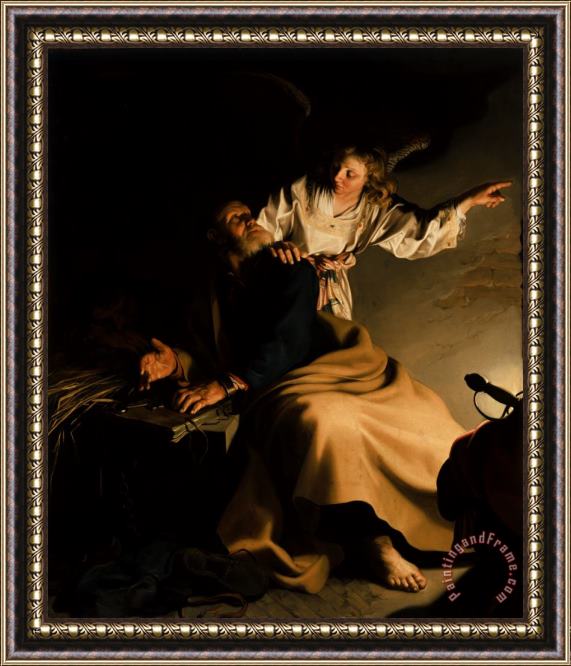 Abraham Bloemaert The Liberation of Saint Peter Framed Painting
