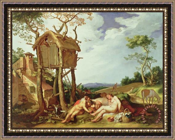 Abraham Bloemaert The Parable of the Wheat and the Tares Framed Print