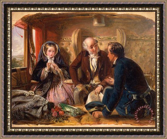 Abraham Solomon First Class Framed Painting
