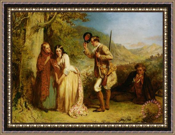 Abraham Solomon The Valor of Love Framed Painting