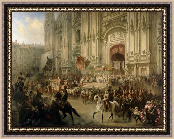 Adolf Jossifowitsch Charlemagne Ceremonial Reception Framed Painting