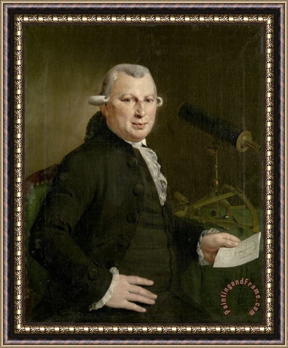 Adriaan de Lelie Portrait of Hendrick De Hartog Framed Print
