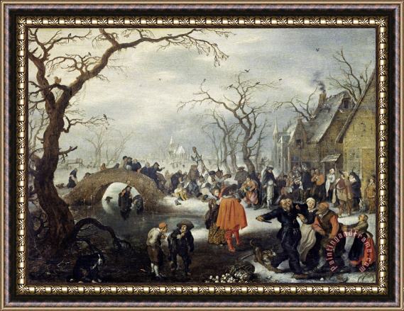 Adriaen Pietersz. van de Venne Shrove Tuesday in The Country Framed Painting