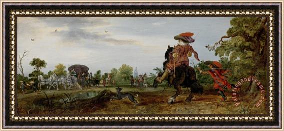 Adriaen Pietersz. van de Venne Summer (greeting) Framed Painting