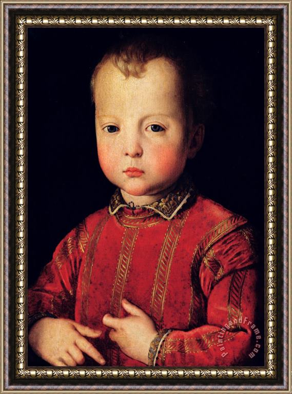 Agnolo Bronzino Portrait of Don Garcia Framed Print