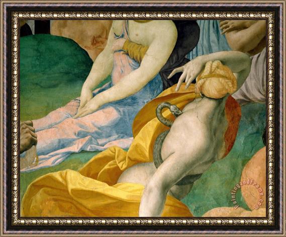 Agnolo Bronzino The Adoration of The Bronze Snake 5 Framed Painting