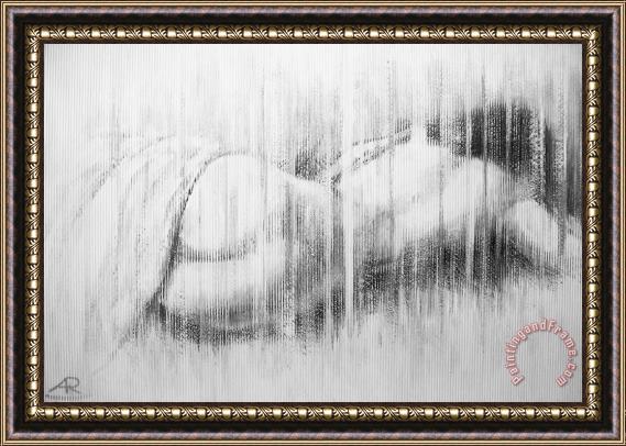 Agris Rautins Lying nude Framed Painting