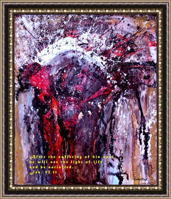 Agris Rautins The Martyrdom 2 Framed Painting