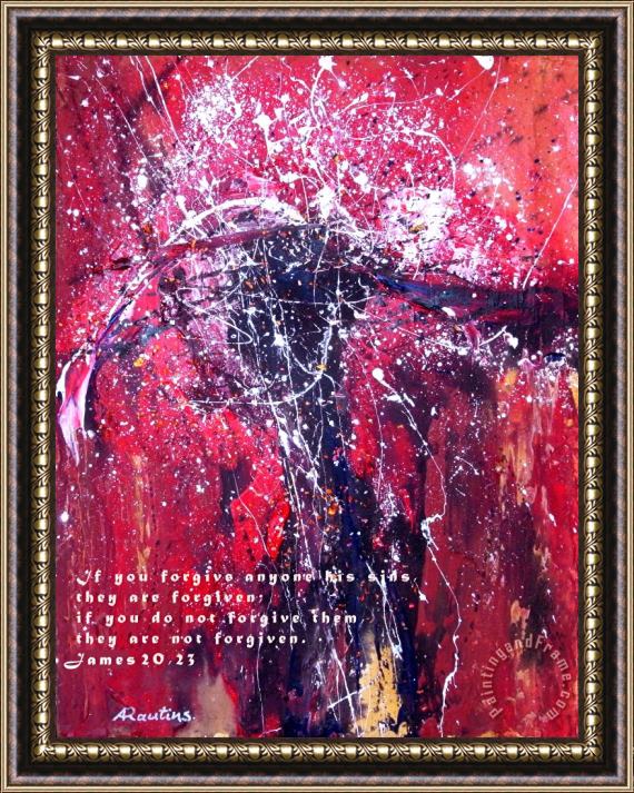 Agris Rautins The Salvation 2 Framed Painting