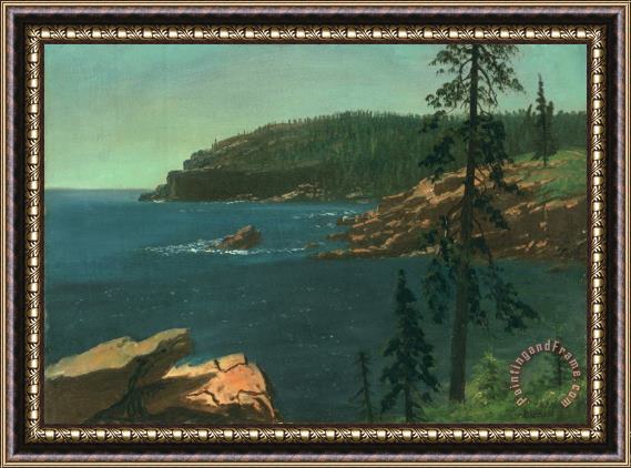 Albert Bierstadt California Coast Framed Print