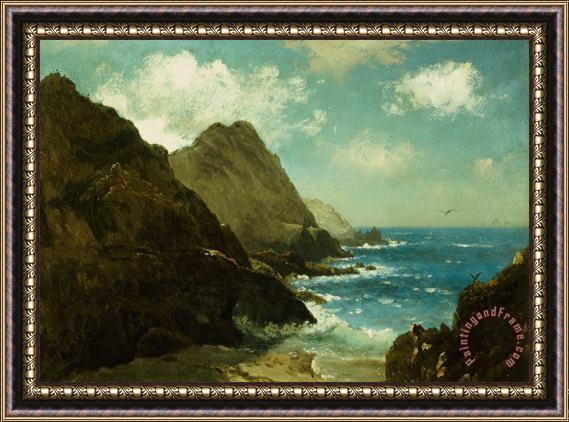 Albert Bierstadt Farallon Islands Framed Print