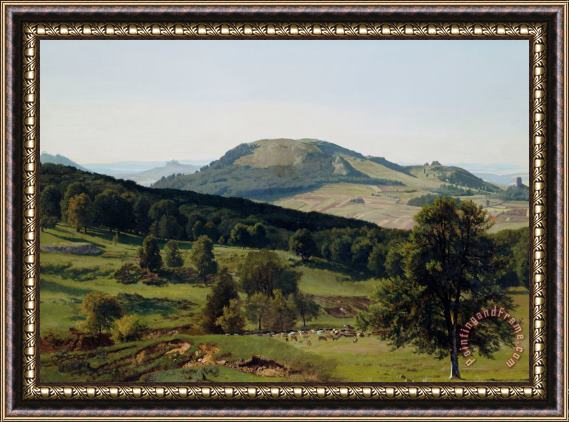 Albert Bierstadt Hill and Dale Framed Print