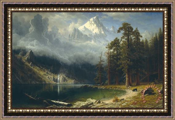 Albert Bierstadt Mount Corcoran Framed Painting