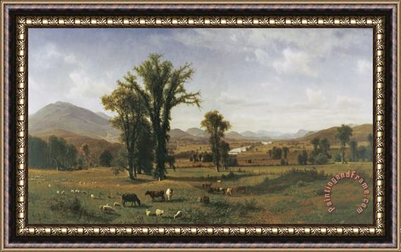 Albert Bierstadt Mt. Ascutney From Claremont, New Hampshire Framed Print