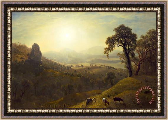 Albert Bierstadt San Rafael, California Framed Painting