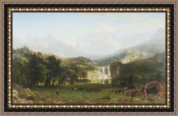 Albert Bierstadt The Rocky Mountains, Lander's Peak Framed Print
