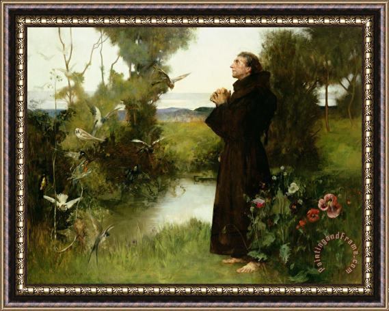 Albert Chevallier Tayler St. Francis Framed Painting