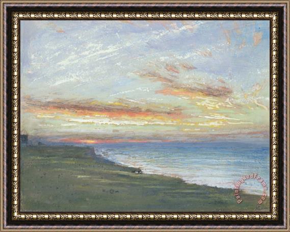 Albert Goodwin Norfolk Coast Framed Print