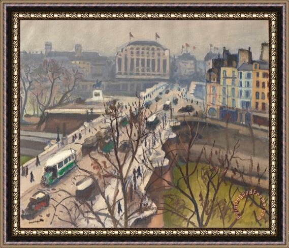 Albert Marquet Le Pont Neuf, 1937 Framed Print