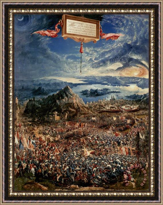 Albrecht Altdorfer The Battle of Issus Framed Print