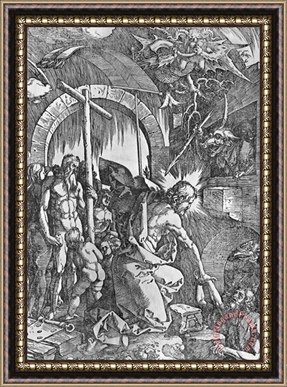 Albrecht Duerer The Descent Of Christ Into Limbo Framed Painting