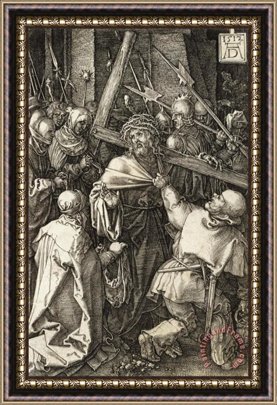 Albrecht Durer Bearing of The Cross Framed Painting