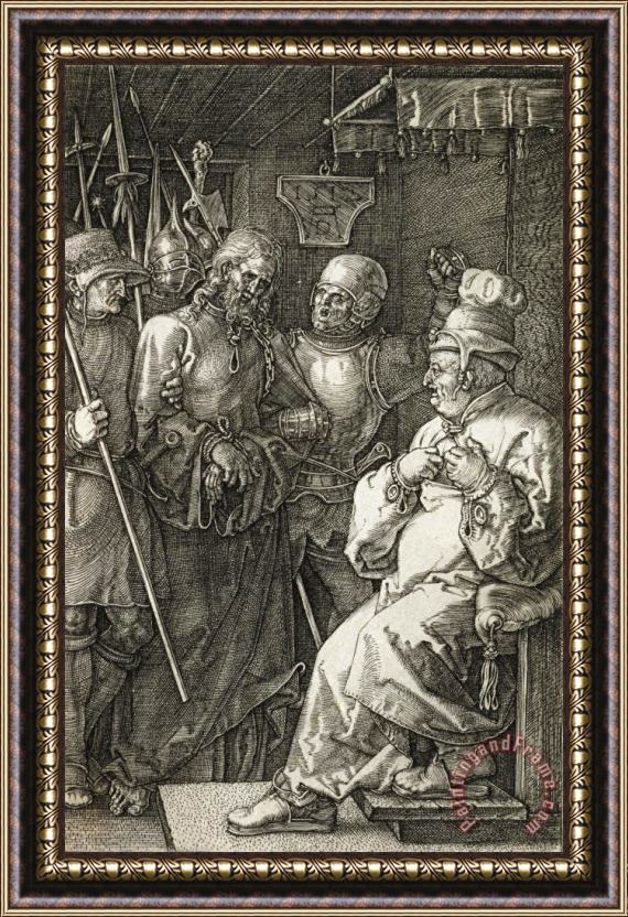 Albrecht Durer Christ Before Caiaphas Framed Painting