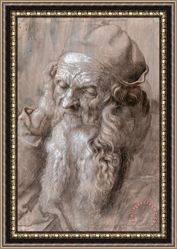 Albrecht Durer Head of an Old Man, 1521 Framed Print