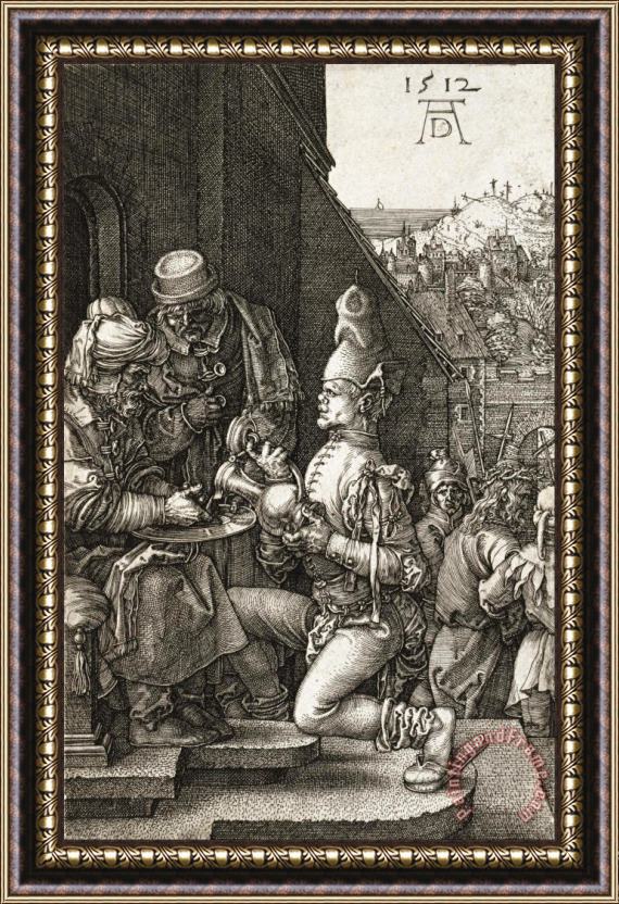 Albrecht Durer Pilate Washing His Hands Framed Print