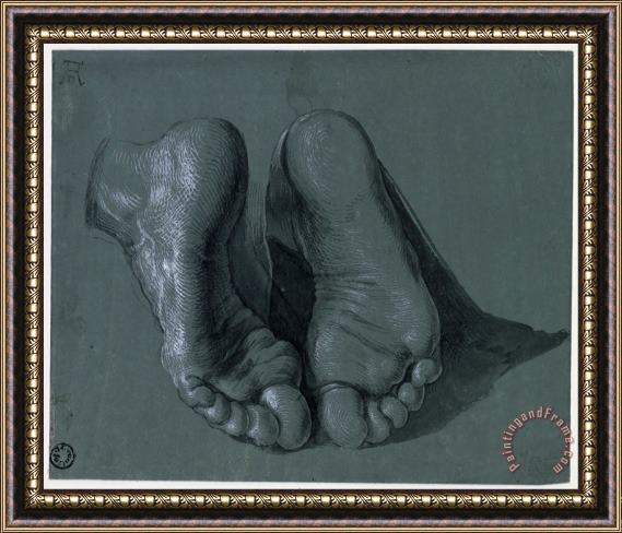 Albrecht Durer Study of Two Feet Framed Print
