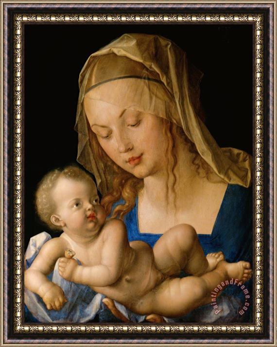 Albrecht Durer Virgin And Child with a Pear Framed Painting