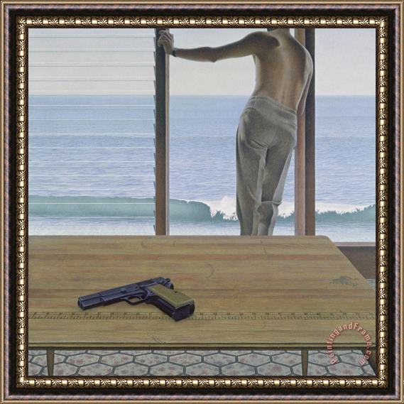 Alex Colville Pacific Framed Painting