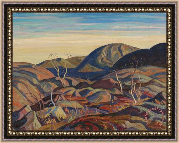 Alexander Young Jackson Precambrian Hills Framed Painting