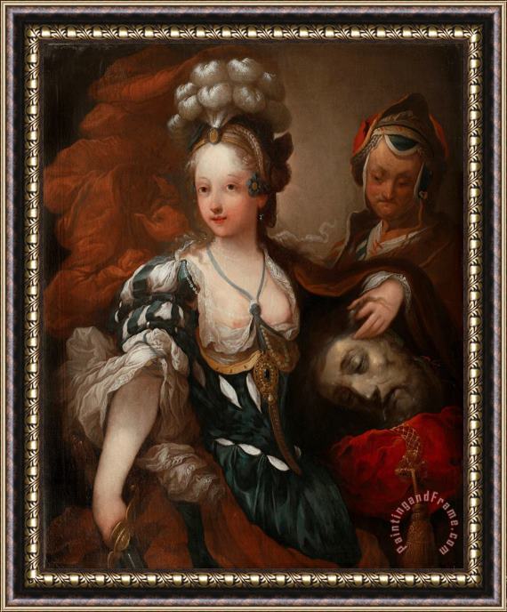 Alexis Grimou Judith with The Head of Holofernes Framed Print
