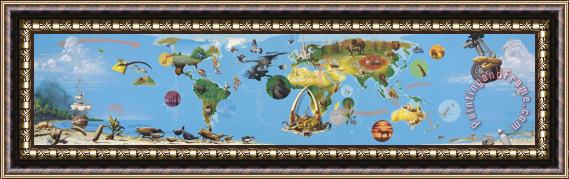 Alexis Rockman A Recent History of The World Framed Print