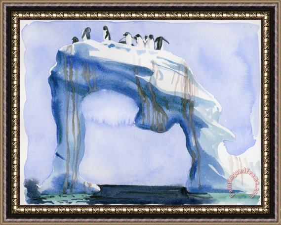 Alexis Rockman Untitled (antarctica 4) Framed Painting