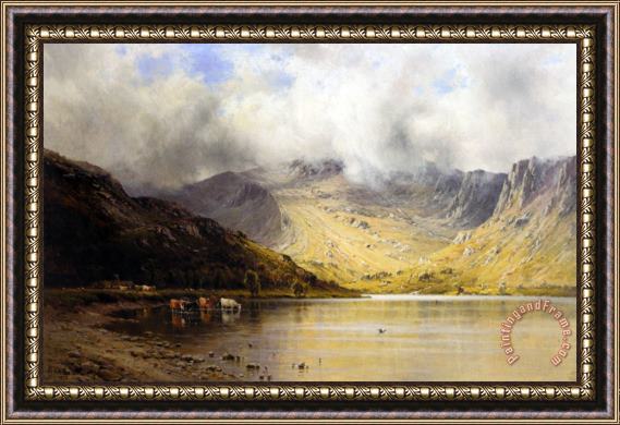Alfred Fontuale Debreanski The Foxes Path to Cader Framed Print