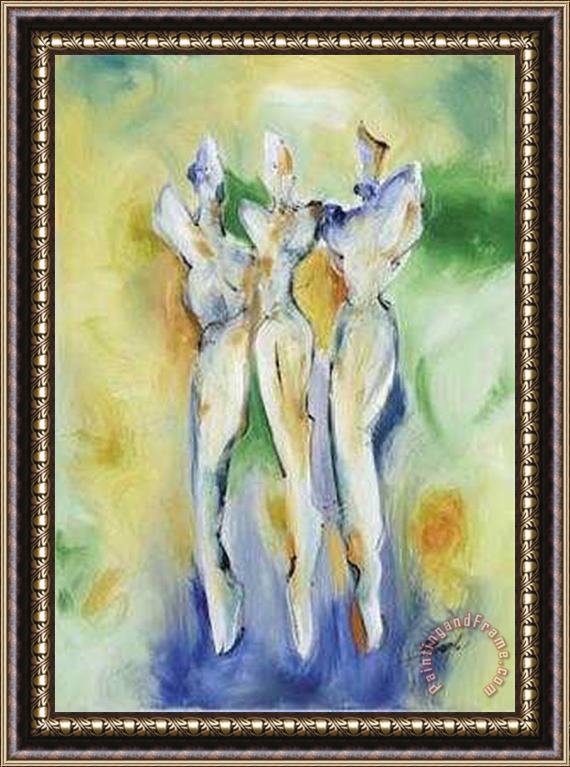 alfred gockel Angels I Framed Painting