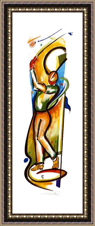 alfred gockel Golf Framed Painting