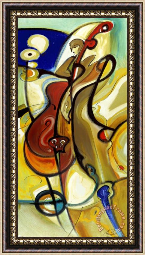 alfred gockel Lowdown Bass Framed Painting