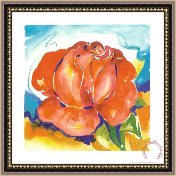 alfred gockel One Perfect Rose Framed Painting