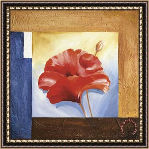 alfred gockel Passionate Poppies I Framed Painting